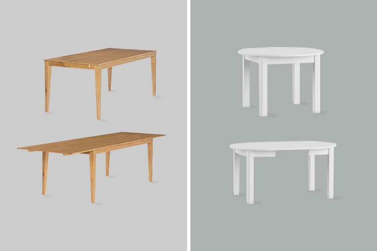 Tavolo con estensione aggiuntiva